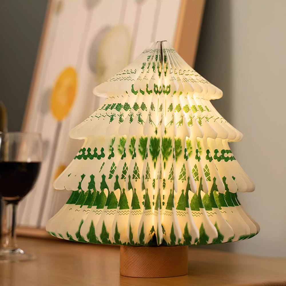 Xmas Tree Fold Table Lamp - Vakkerlight