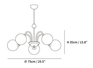 Yisu Kronleuchter — Dimension drawings 3