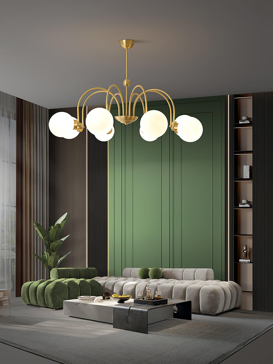 Yisu Brass Chandelier - Vakkerlight