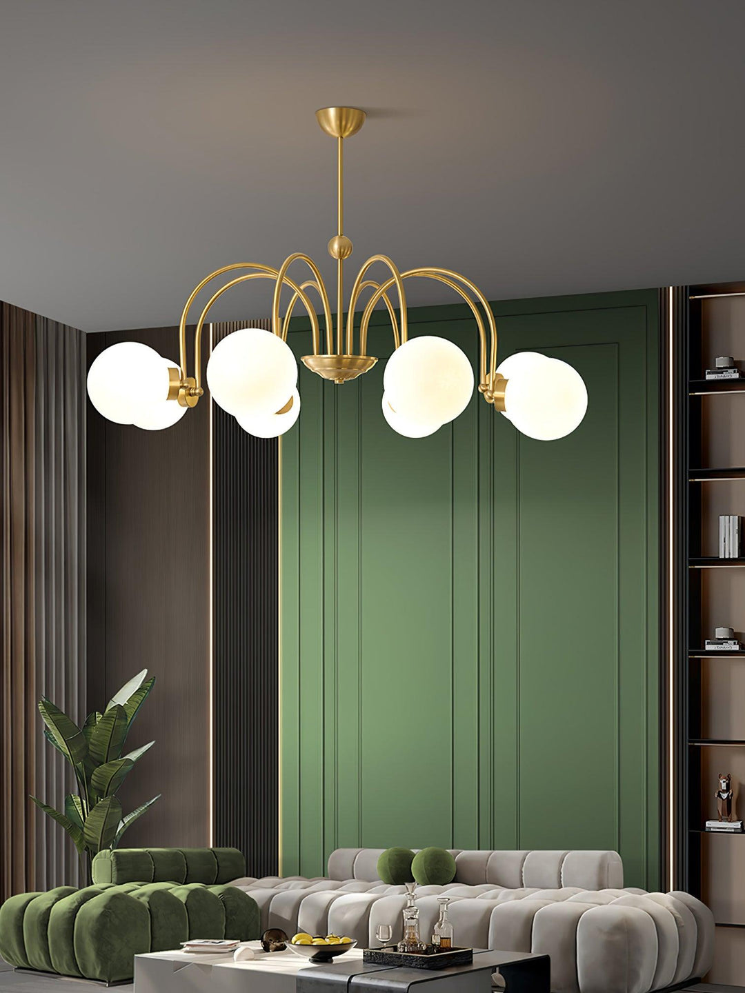 Yisu Brass Chandelier - Vakkerlight