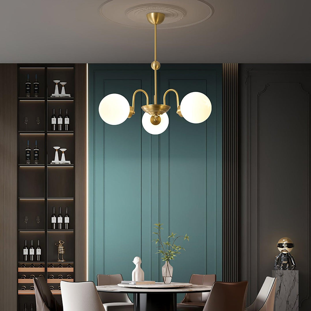 Yisu Brass Chandelier - Vakkerlight