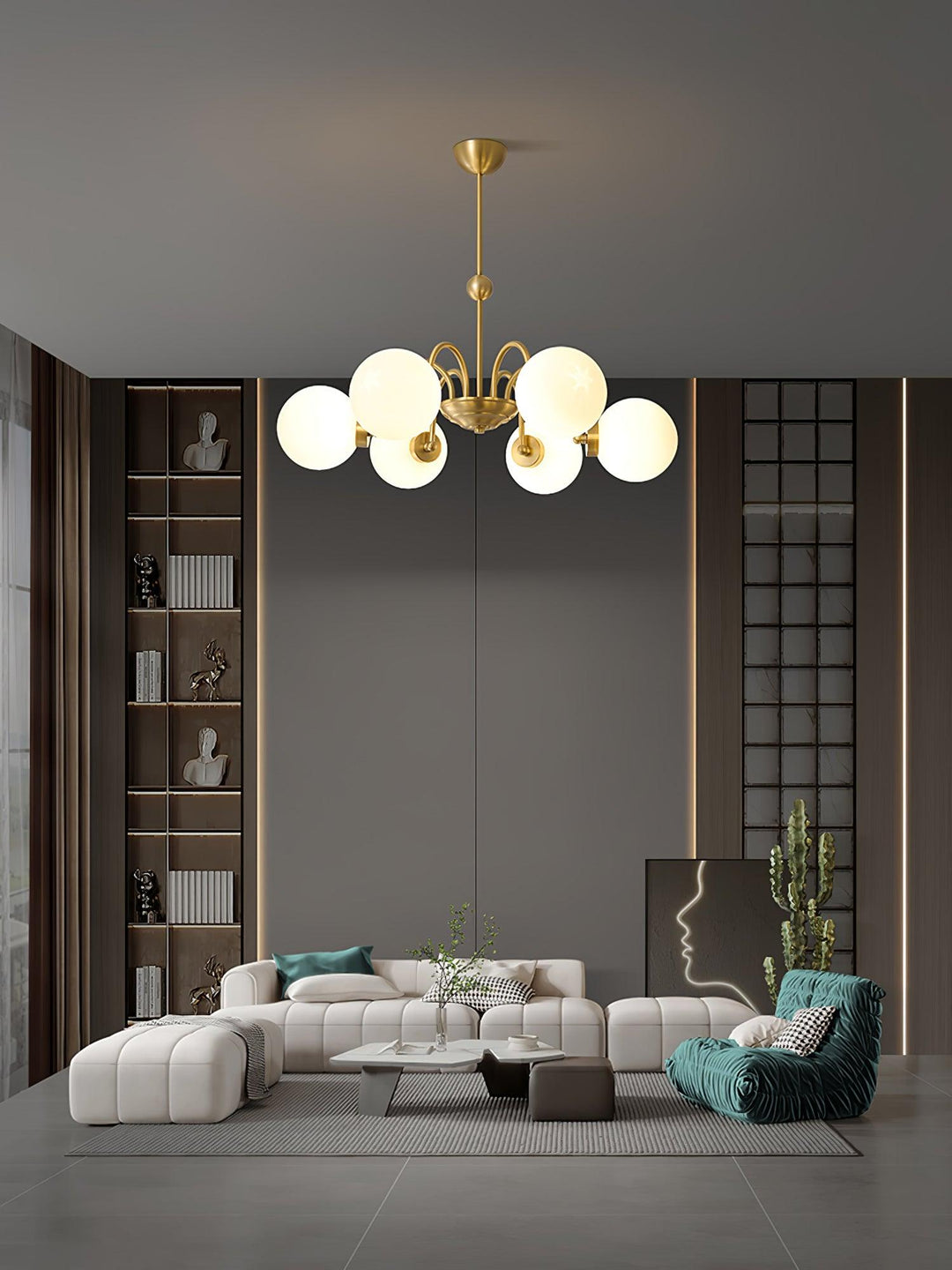 Yisu Brass Chandelier - Vakkerlight