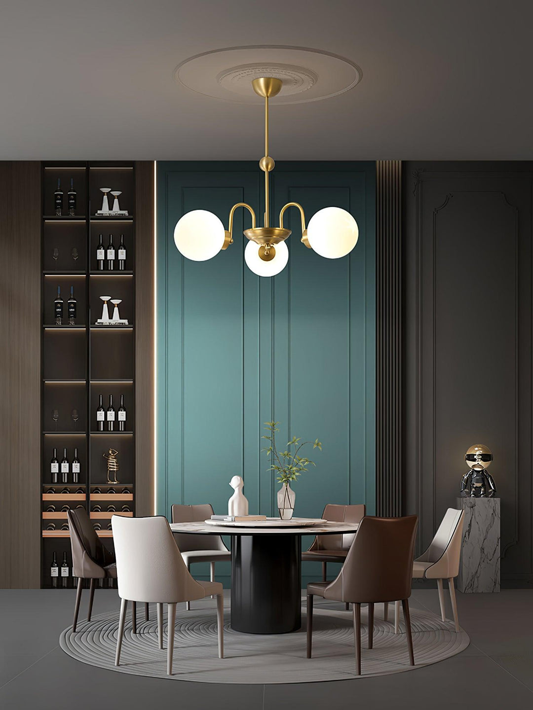 Yisu Brass Chandelier - Vakkerlight