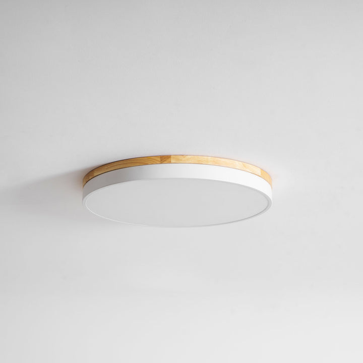 Zara Circular Wood Ceiling Lamp - Vakkerlight