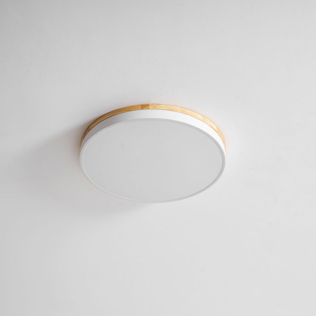 Zara Circular Wood Ceiling Lamp - Vakkerlight