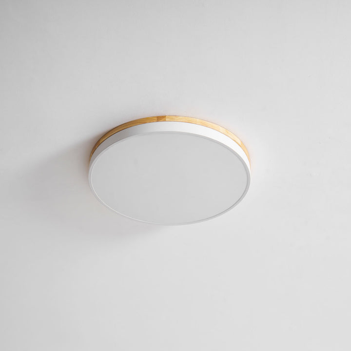 Zara Circular Wood Ceiling Lamp - Vakkerlight