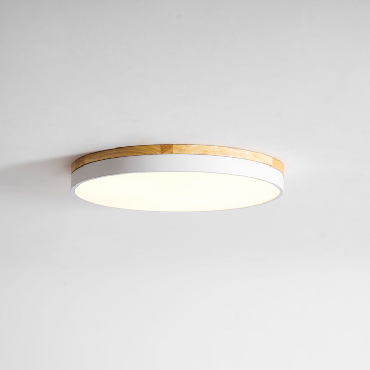 Zara Circular Wood Ceiling Lamp - Vakkerlight