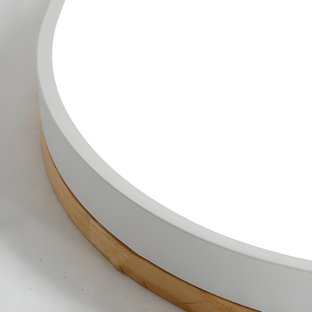 Zara Circular Wood Ceiling Lamp - Vakkerlight