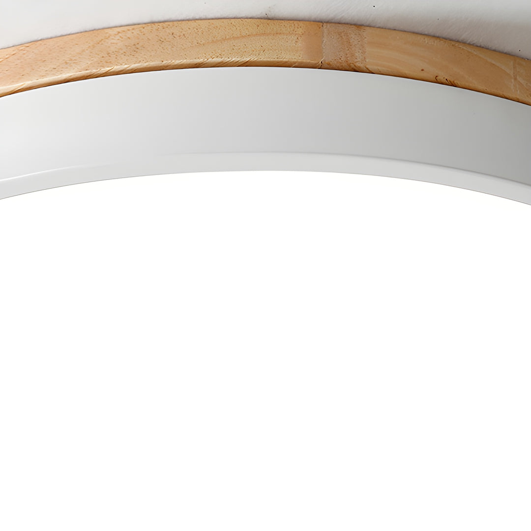 Zara Circular Wood Ceiling Lamp