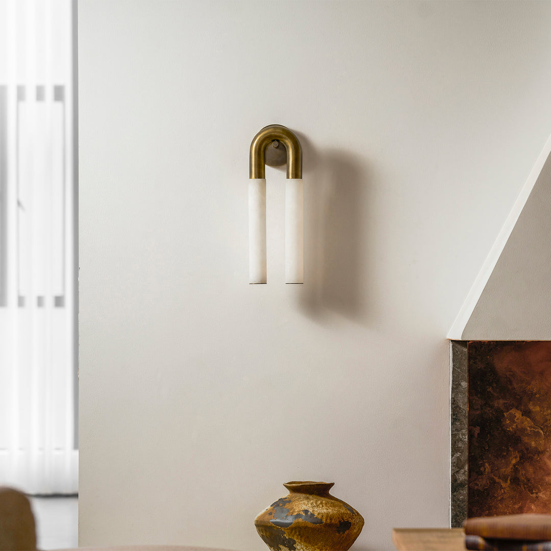 Arch Alabaster Sconce - Vakkerlight