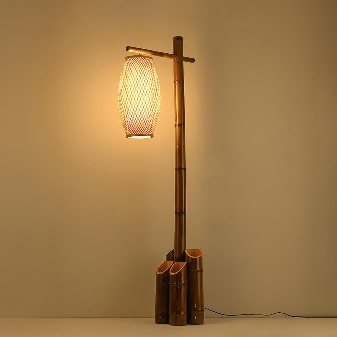 Zen Bamboo Tube Floor Lamp - Vakkerlight