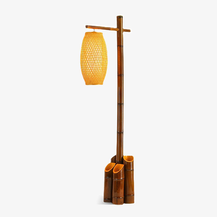 Zen Bamboo Tube Floor Lamp - Vakkerlight