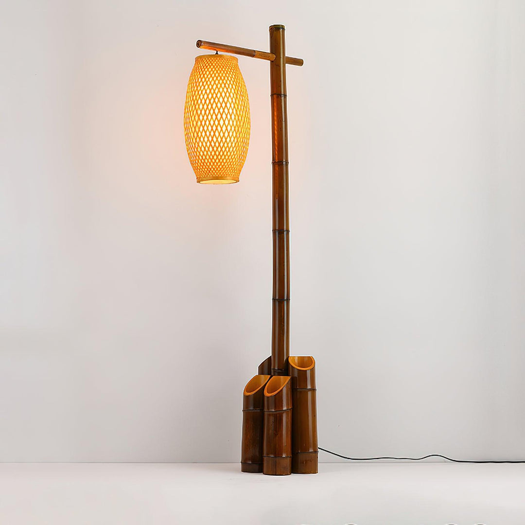 Zen Bamboo Tube Floor Lamp - Vakkerlight