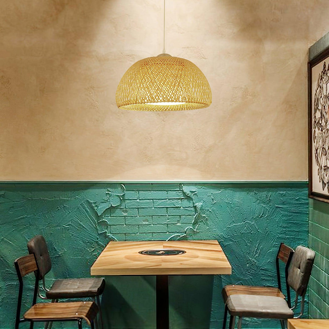 Zenith Bamboo Pendant Light - Vakkerlight