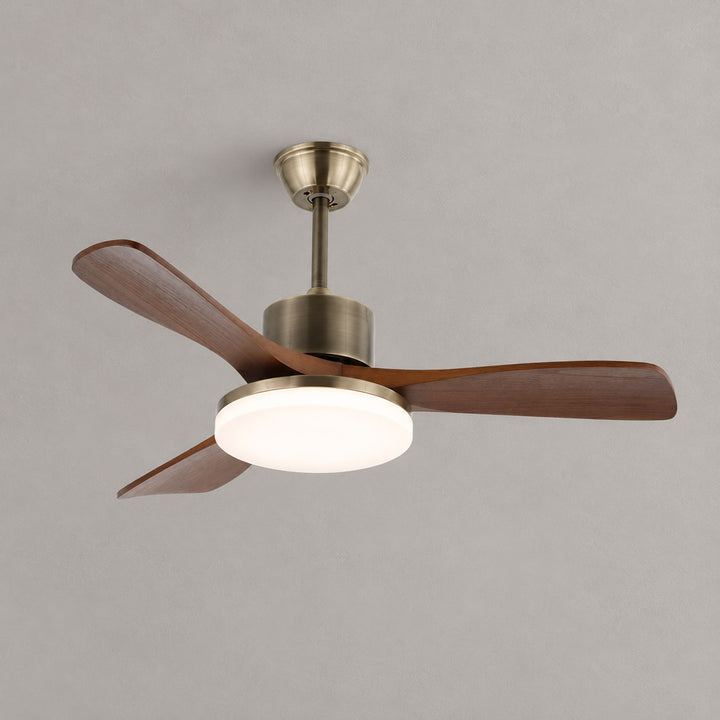Zephyr Wooden 42"/52" Deckenleuchte mit Ventilator