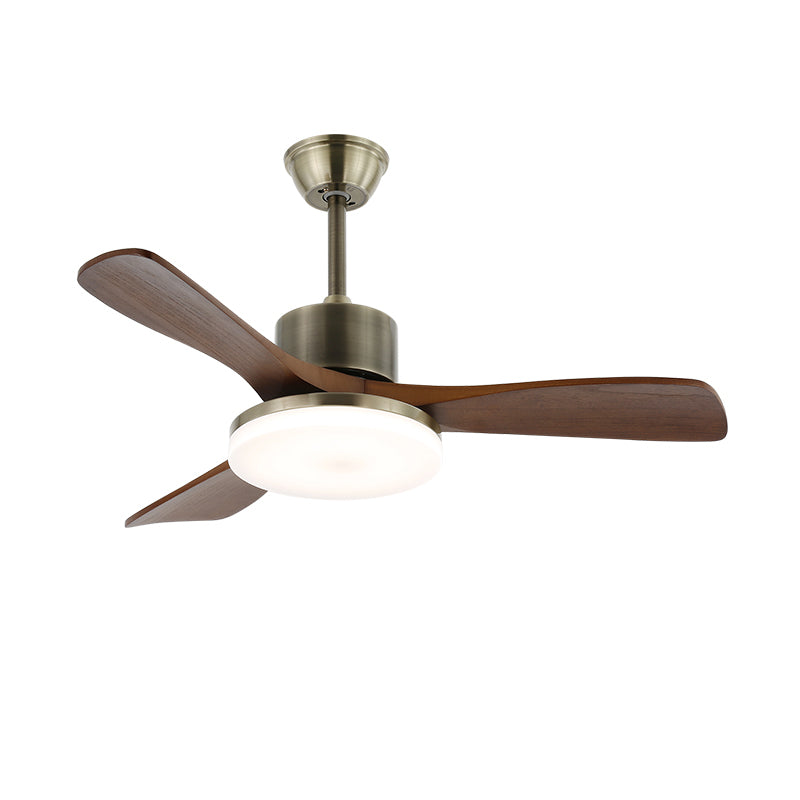 Lampe de ventilateur de plafond en bois 42"/52" Zephyr