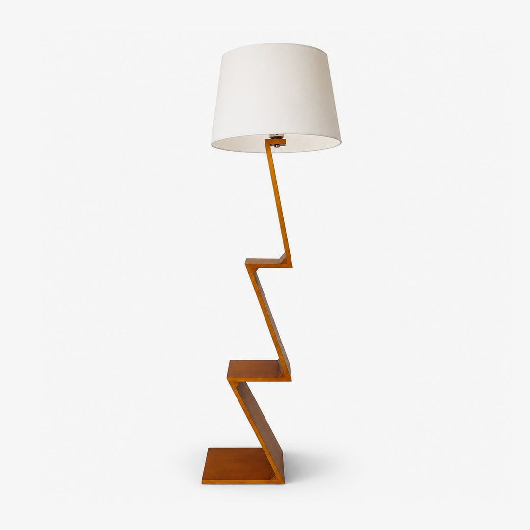 Zigzag Solid Wood Floor Lamp - Vakkerlight