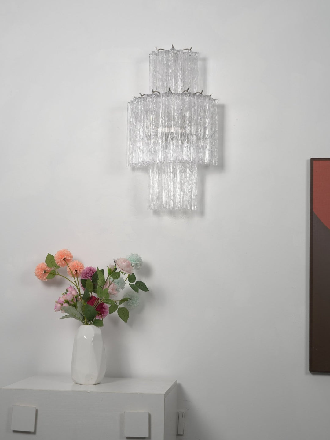 Glacier Tier Glass Wall Light - Vakkerlight