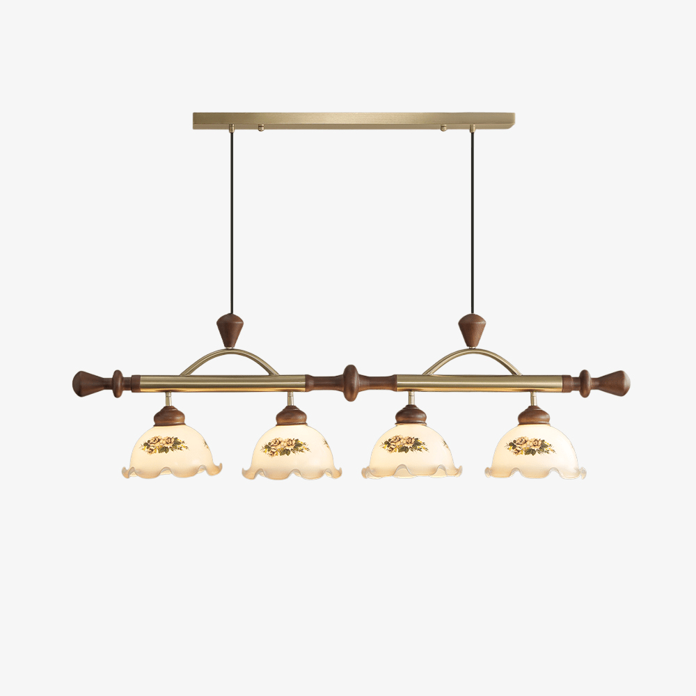 Floral Patterned Multi Pendant Light - Vakkerlight