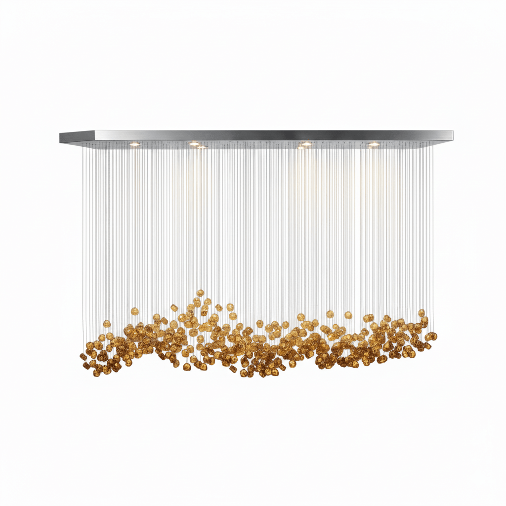 Crystal Stone Chandelier - Vakkerlight