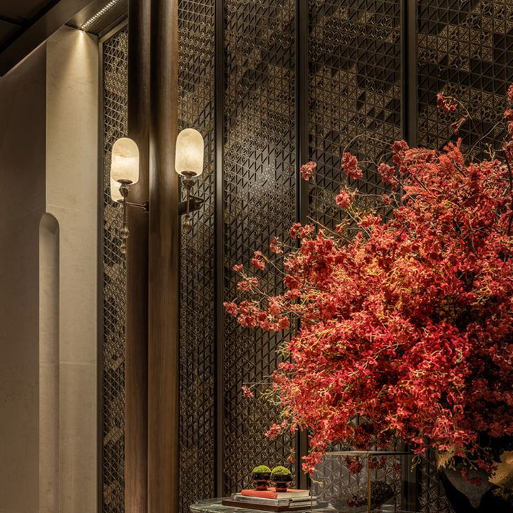 Alabaster Obelisk Double Sconce - Vakkerlight