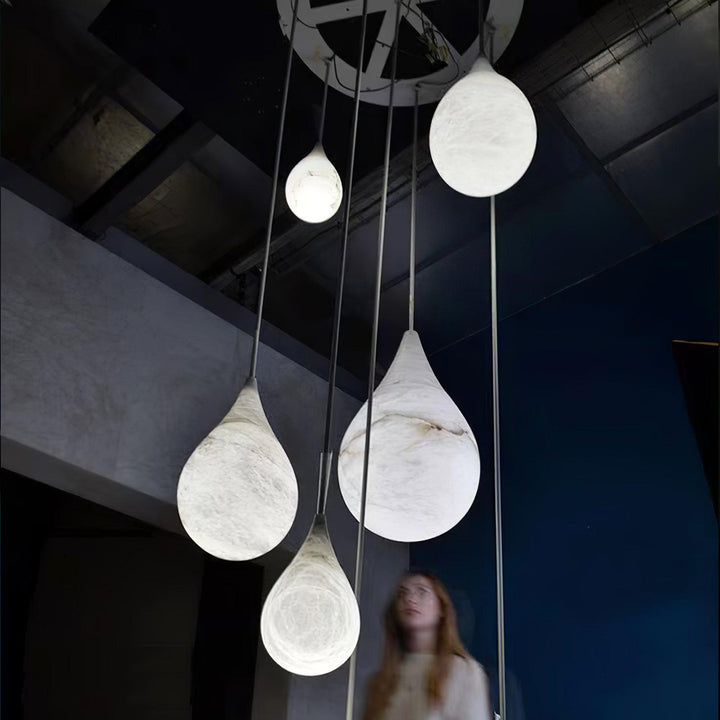 Marble Raindrop Pendant Light - Vakkerlight