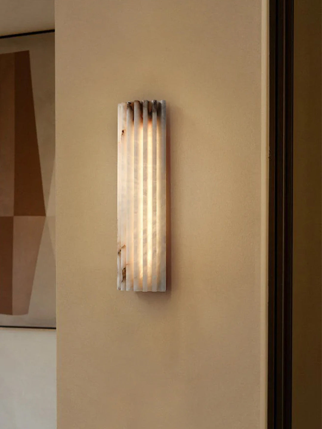 Alvia Alabaster Wall Light