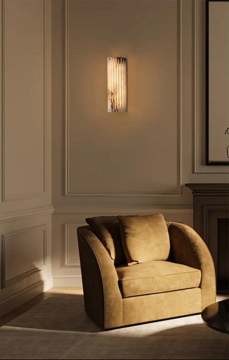 Alvia Alabaster Wall Light