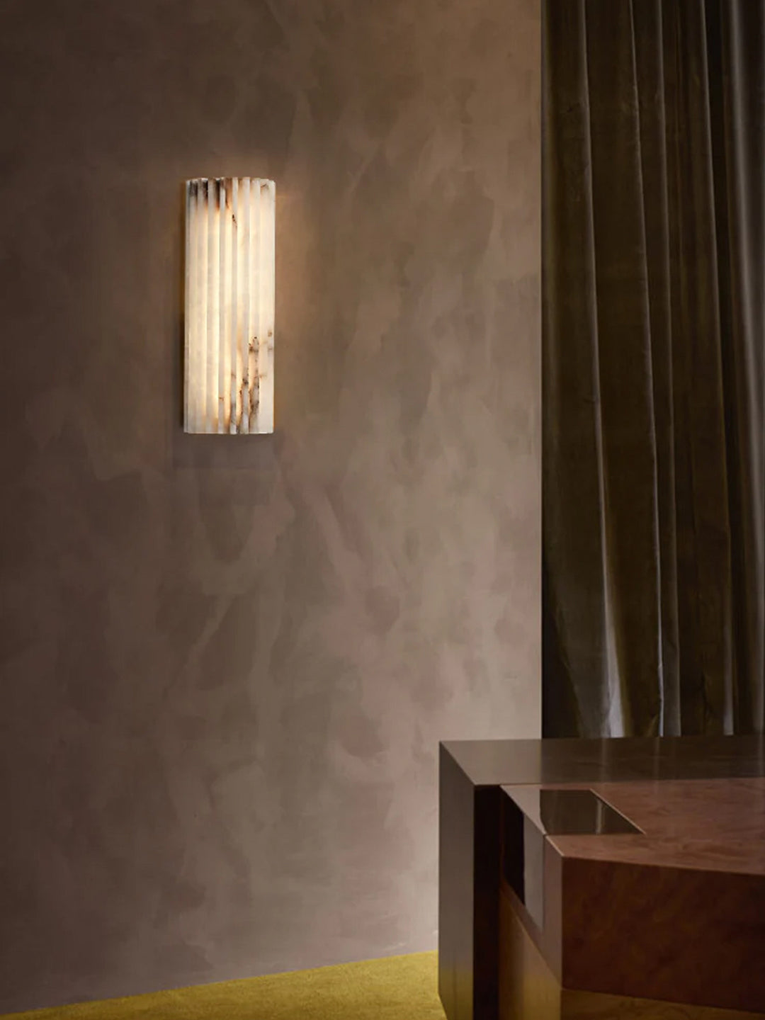 Alvia Alabaster Wall Light