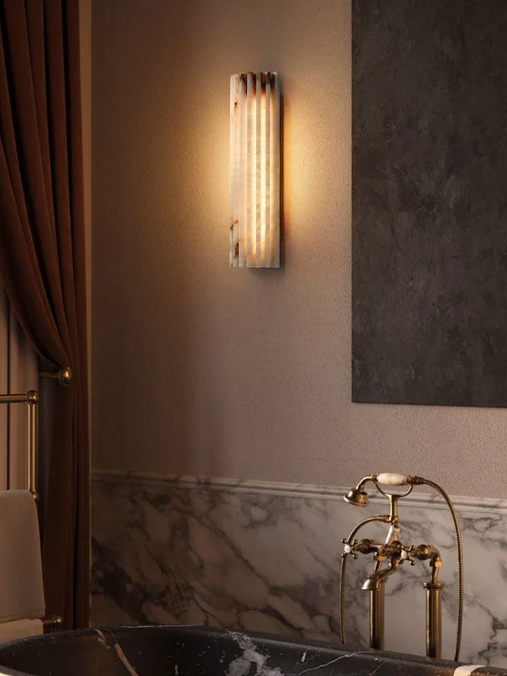 Alvia Alabaster Wall Light