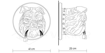 Amsterdam Wall Lamp — Dimension drawings 1