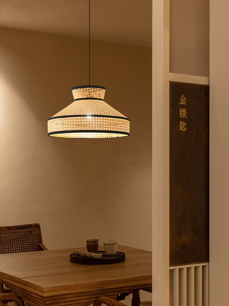 arvest Woven Rattan Pendant Lamp