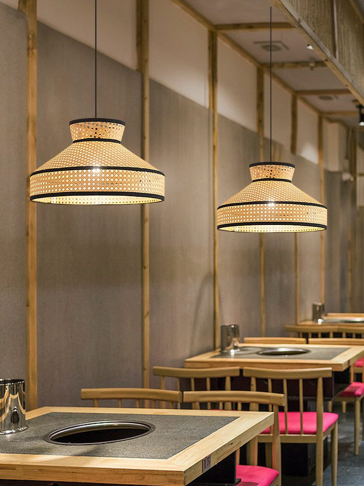 arvest Woven Rattan Pendant Lamp