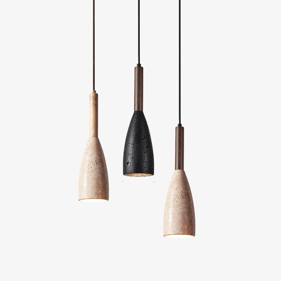 Travertine Teardrop Pendant Light - Vakkerlight