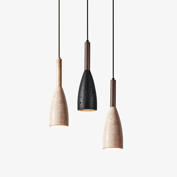 Travertine Teardrop Pendant Light - Vakkerlight