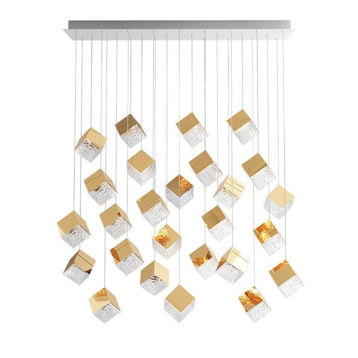 Cubic Luster Cascade Chandelier - Vakkerlight