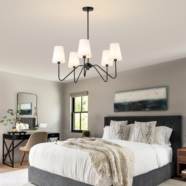 Lumos Black Chandelier - Vakkerlight