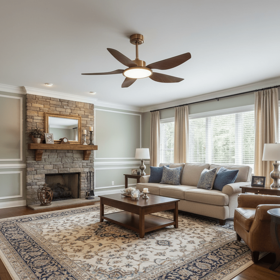 Sirocco Breeze Ceiling Fan Light - Vakkerlight