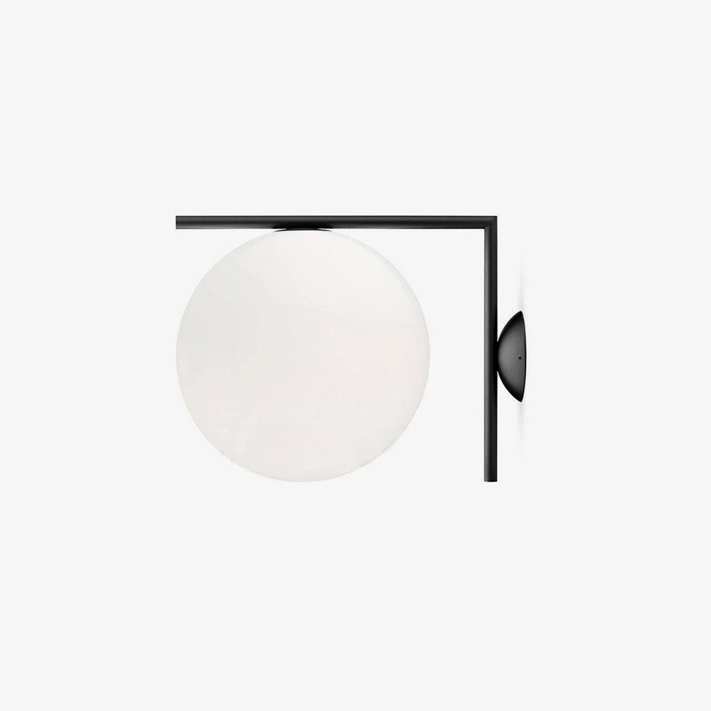 Blown Glass Opal Glass Wall Lamp - Vakkerlight