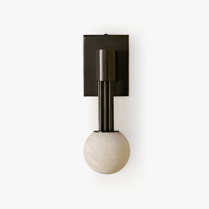 Obra Alabaster Globe Wall Sconce