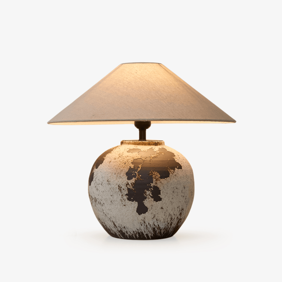 Speckled Globe Ceramic Table Lamp - Vakkerlight