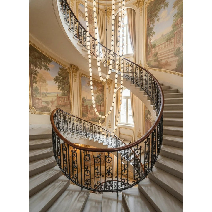 Glass Chain Chandelier - Vakkerlight