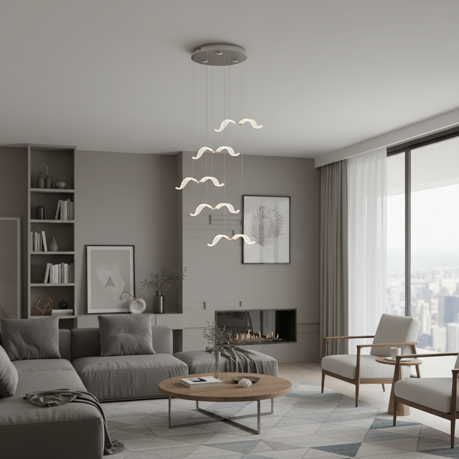 Large Seagull Chandelier - Vakkerlight