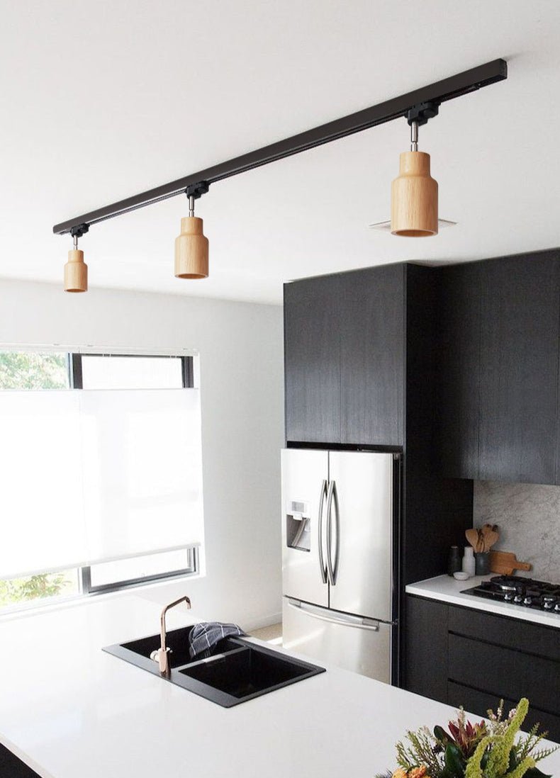 Wood Track Ceiling Lamp - Vakkerlight