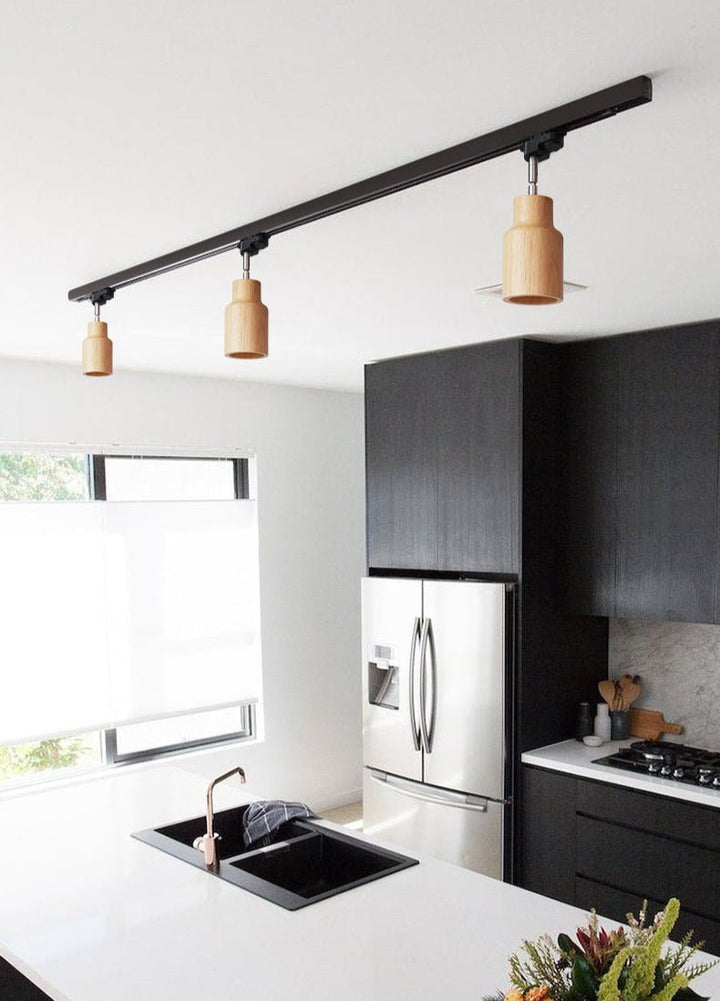 Wood Track Ceiling Lamp - Vakkerlight