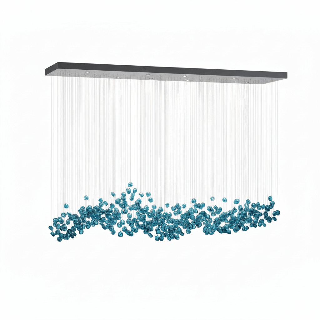 Crystal Stone Chandelier - Vakkerlight