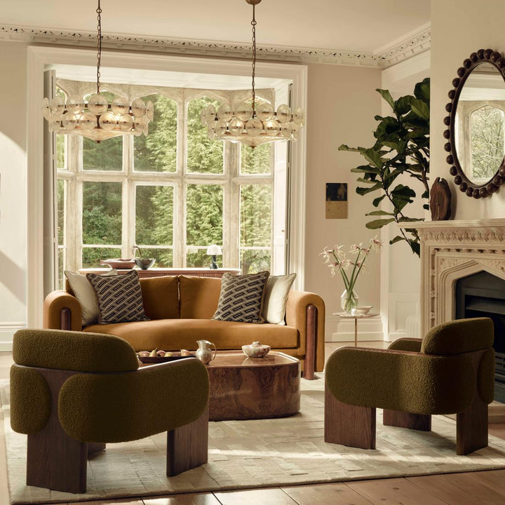 Solaris Disc Murano Chandelier - Vakkerlight