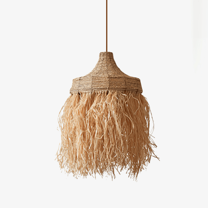 Bohemian Raffia Pendant Light - Vakkerlight