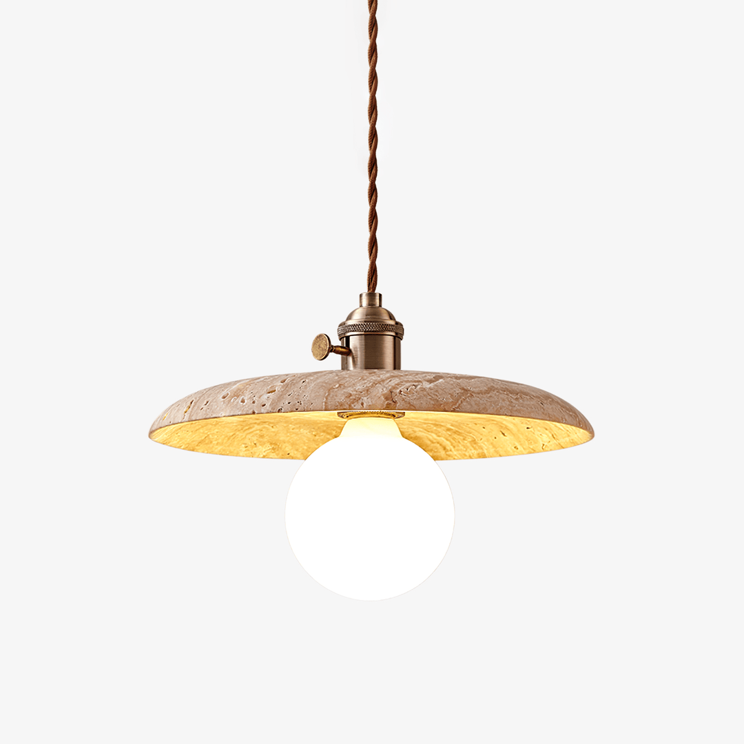 Renzo Travertine Pendant Light - Vakkerlight