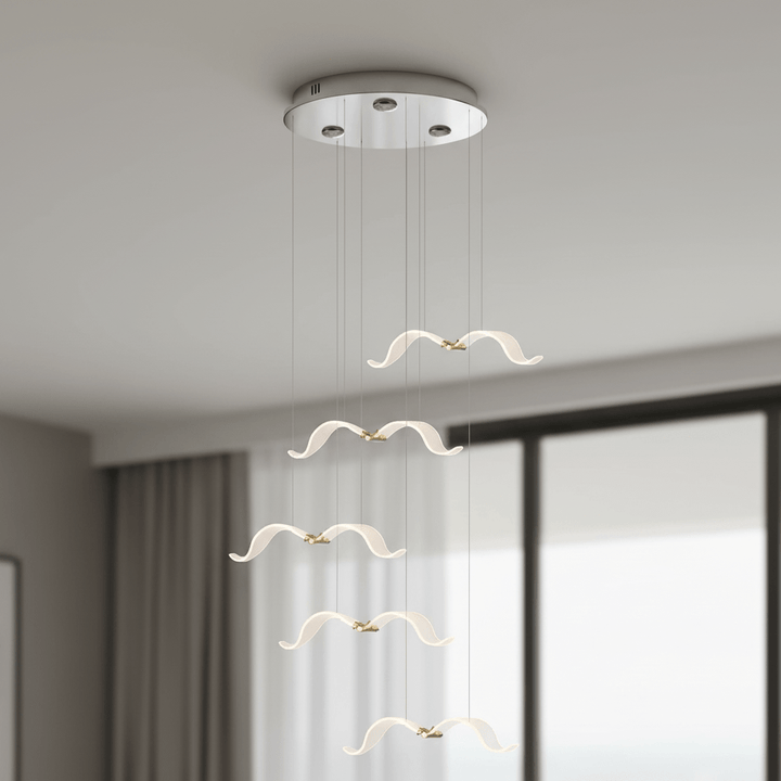 Large Seagull Chandelier - Vakkerlight